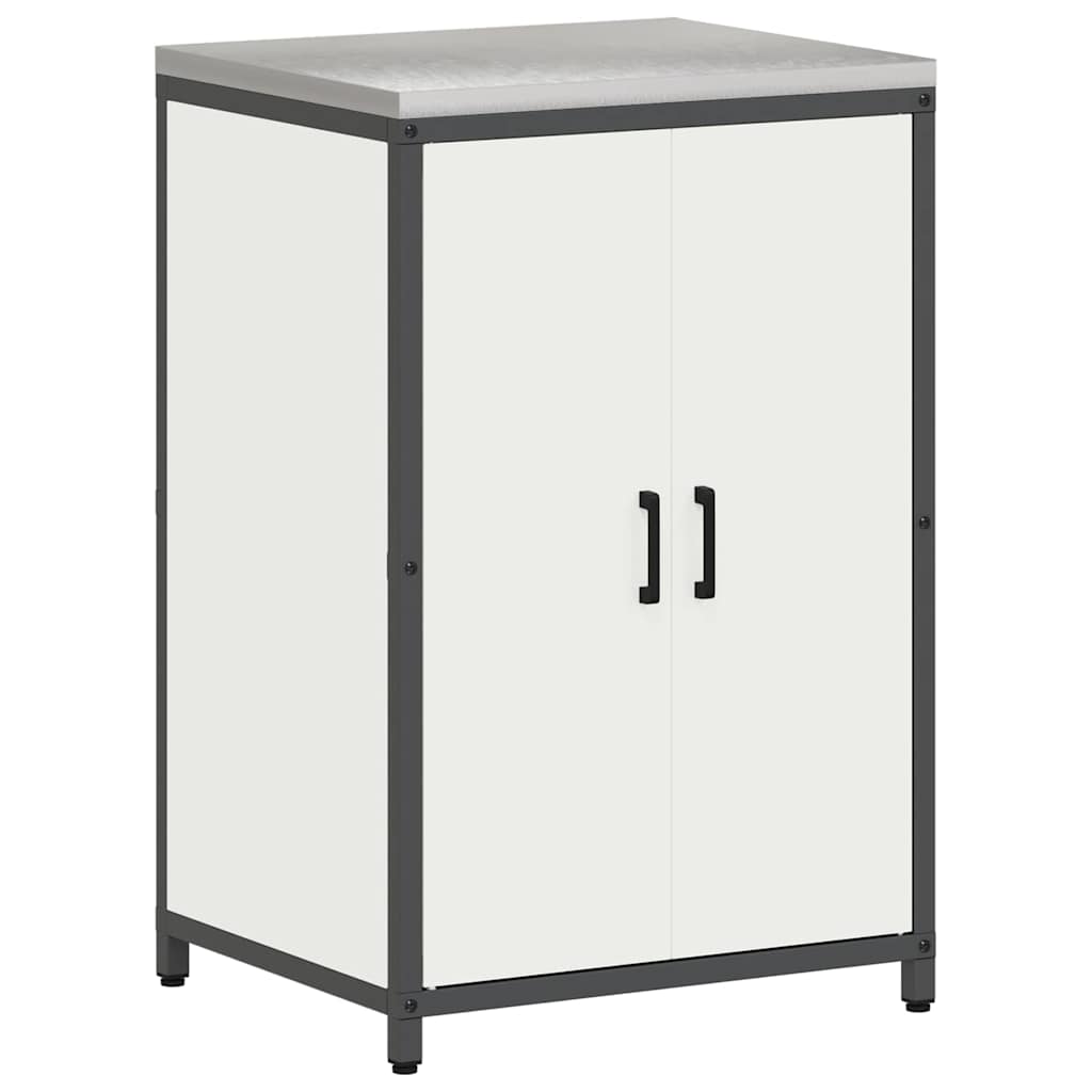 Conjunto de Armazenamento de Cozinha com porta 2 pcs Branco