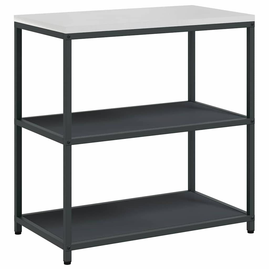 Conjunto de Armazenamento de Cozinha 2 pcs Cinzento-escuro