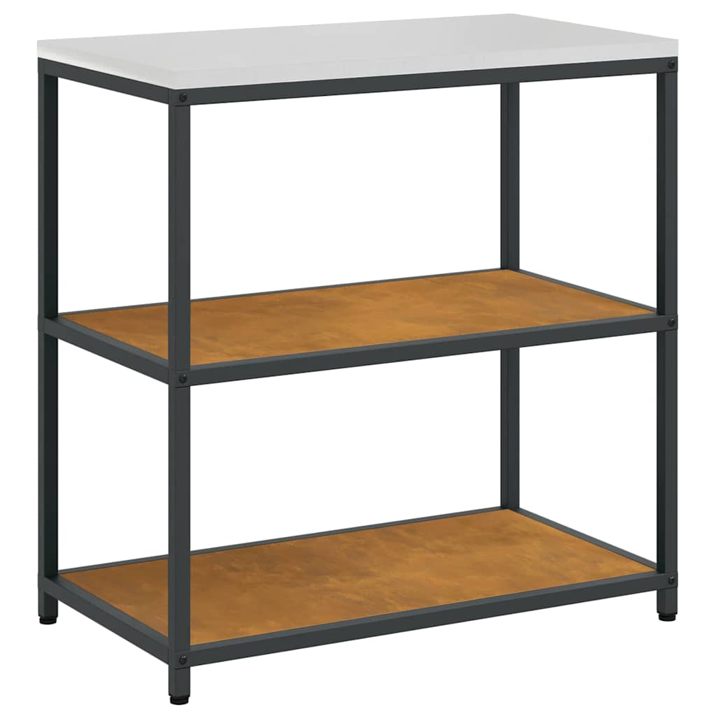 Conjunto de Armazenamento de Cozinha 2 pcs Ferro Enferrujado
