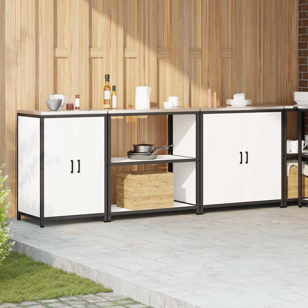 Conjunto de Armazenamento de Cozinha Outros 3 pcs Branco