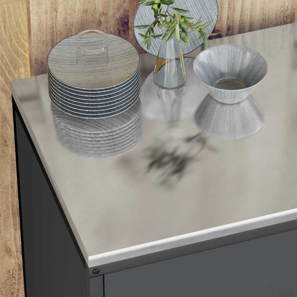 Conjunto de Armazenamento de Cozinha Outros 3 pcs Antracite