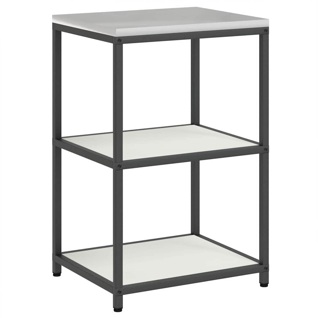Conjunto de Armazenamento de Cozinha com porta 2 pcs Branco