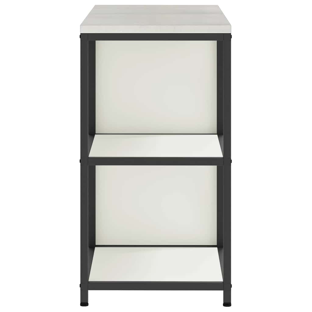 Conjunto de Armazenamento de Cozinha com porta 2 pcs Branco