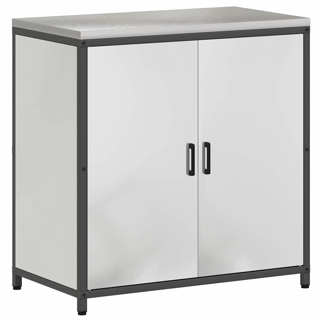 Conjunto de Armazenamento de Cozinha com prateleira 2 pcs Prata