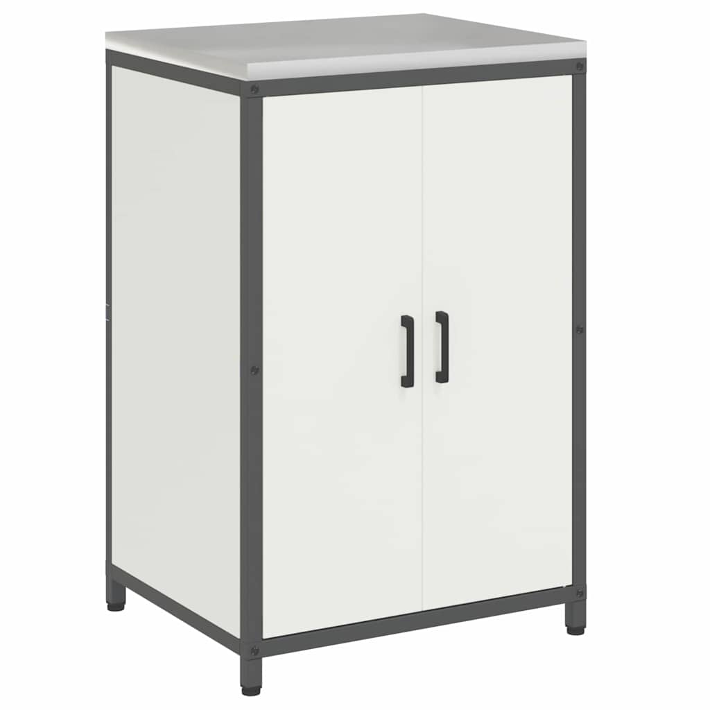 Conjunto de Armazenamento de Cozinha com porta 2 pcs Branco