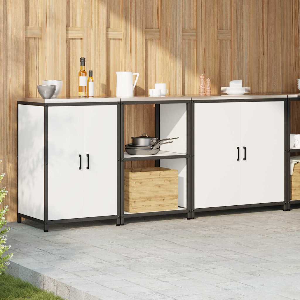 Conjunto de Armazenamento de Cozinha Outros 3 pcs Branco