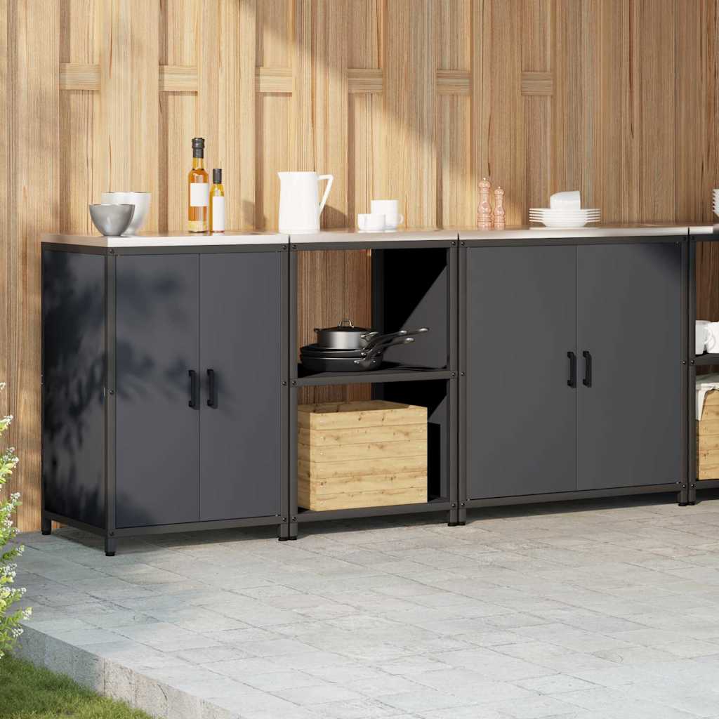 Conjunto de Armazenamento de Cozinha Outros 3 pcs Antracite