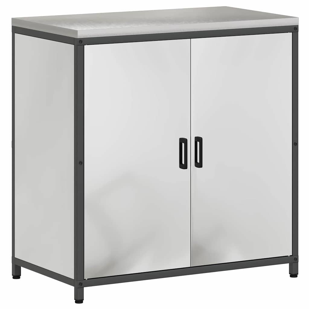 Conjunto de Armazenamento de Cozinha com prateleira 3 pcs Prata