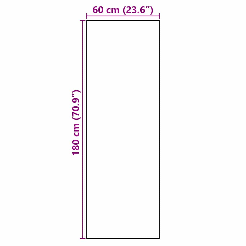 Tapete de Cozinha Art Deco Preto 180 x 60 cm Veludo