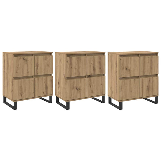 Buffet 3 pcs Carvalho Artesanal 60 x 35 x 70 cm