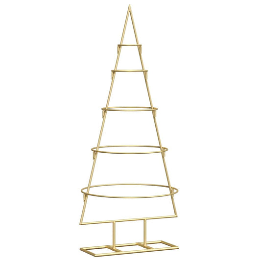 Árvore de Natal de metal Ouro 90 cm Aço com Revestimento em Pó