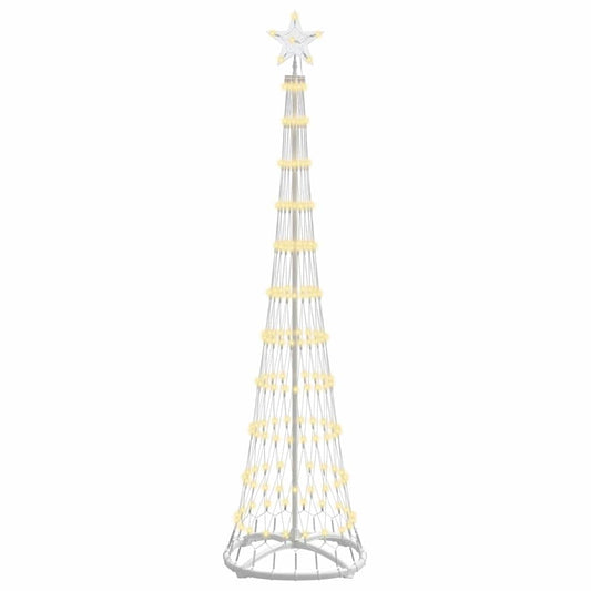 Árvore de Natal LED Branco quente 51 x 51 x 190 cm Metal