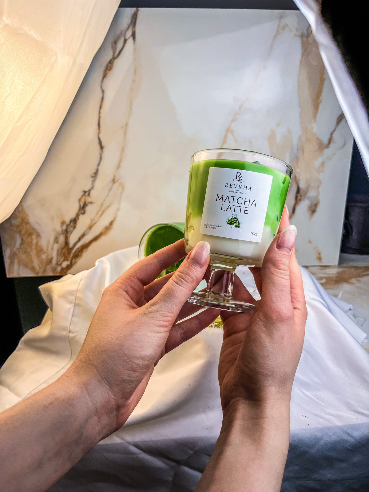 Vela Matcha Latte Artesanal 🍵