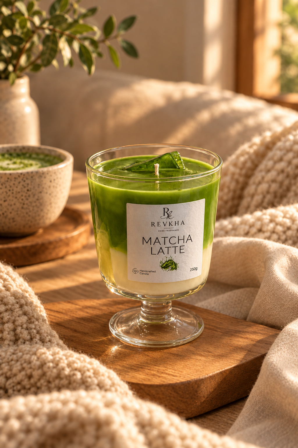 Vela Matcha Latte Artesanal 🍵