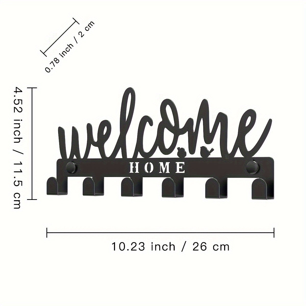 Welcome Home Wall Key Holder