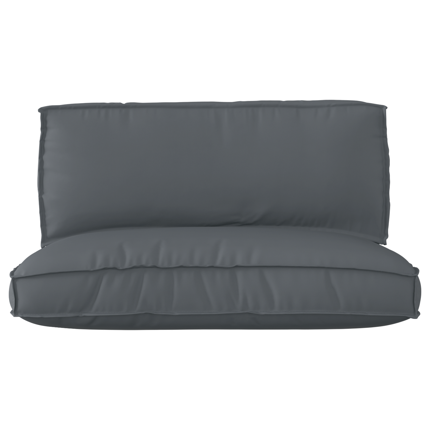Conjunto de Almofadas para Palete 2 pcs Antracite