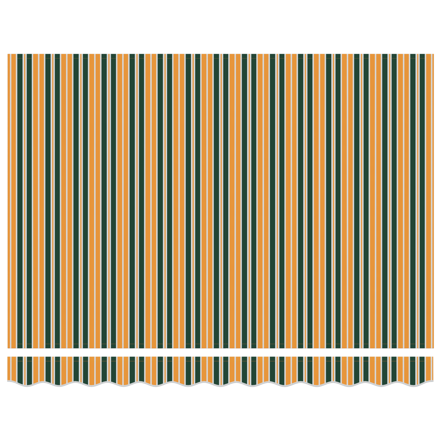 Toldo Retrátil Verde e amarelo 350 x 250 cm tecido