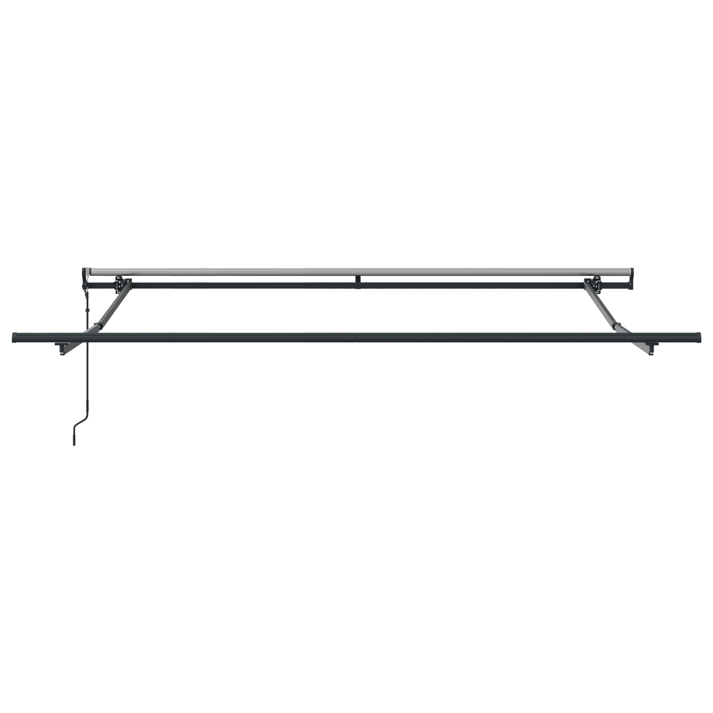 Toldo Retrátil Verde e amarelo 350 x 250 cm tecido