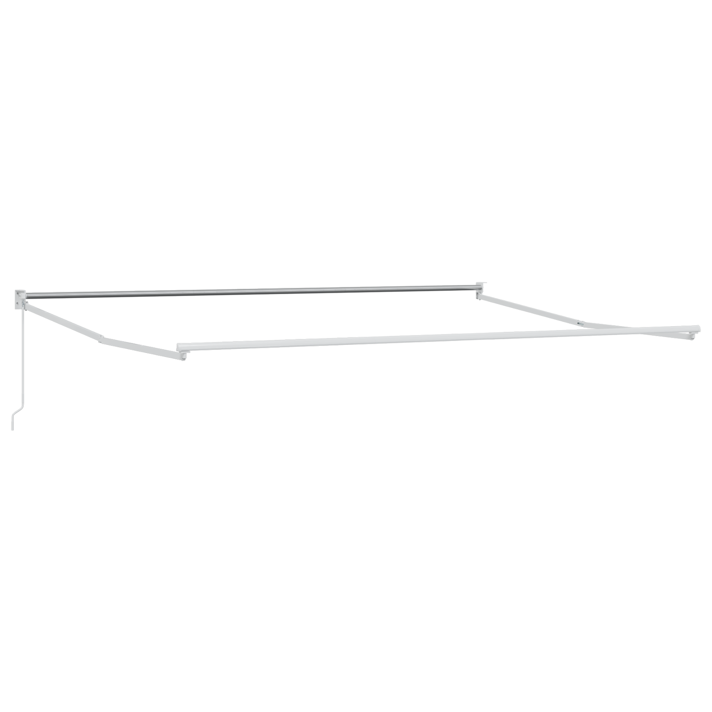 Toldo Retrátil amarelo e laranja 400 × 350 cm Poliéster