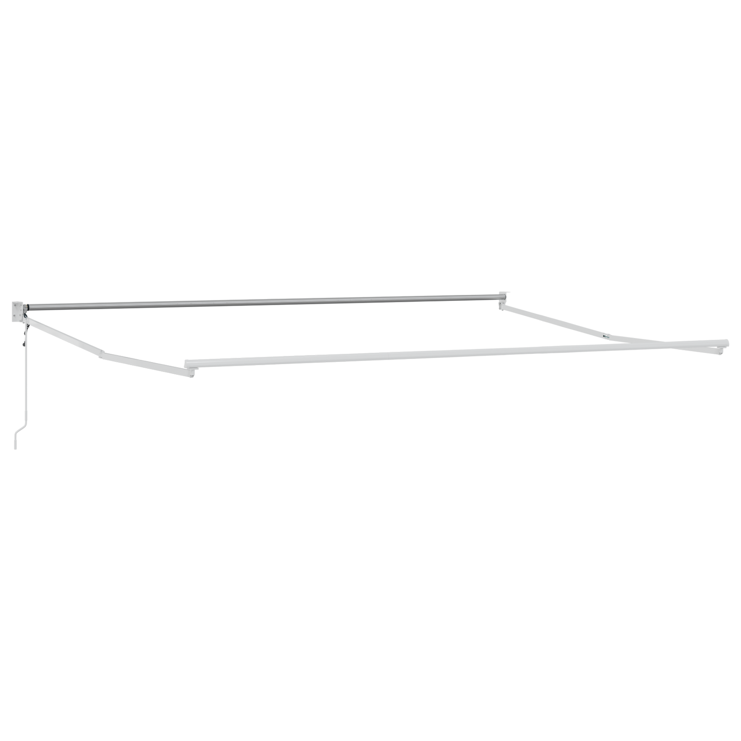 Toldo Retrátil com Manual amarelo e laranja 400 ×350 cm tecido