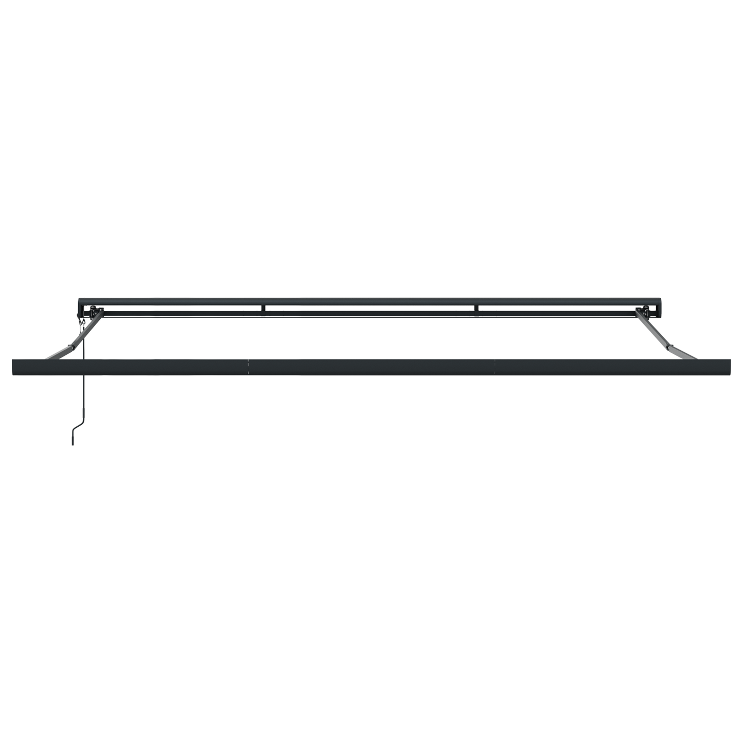 Toldo Retrátil Manual amarelo e laranja 400 ×350 cm tecido