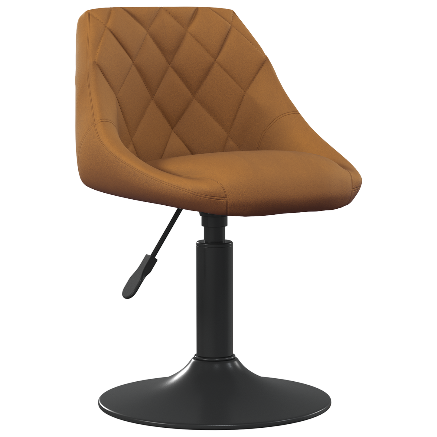 Cadeiras de Jantar Giratórias 2 pcs Castanho 46 x 44 x 77.5 cm