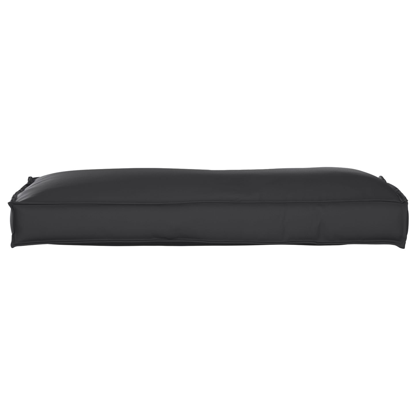Almofada de palete para encosto Preto 120 x 40 x 12 cm