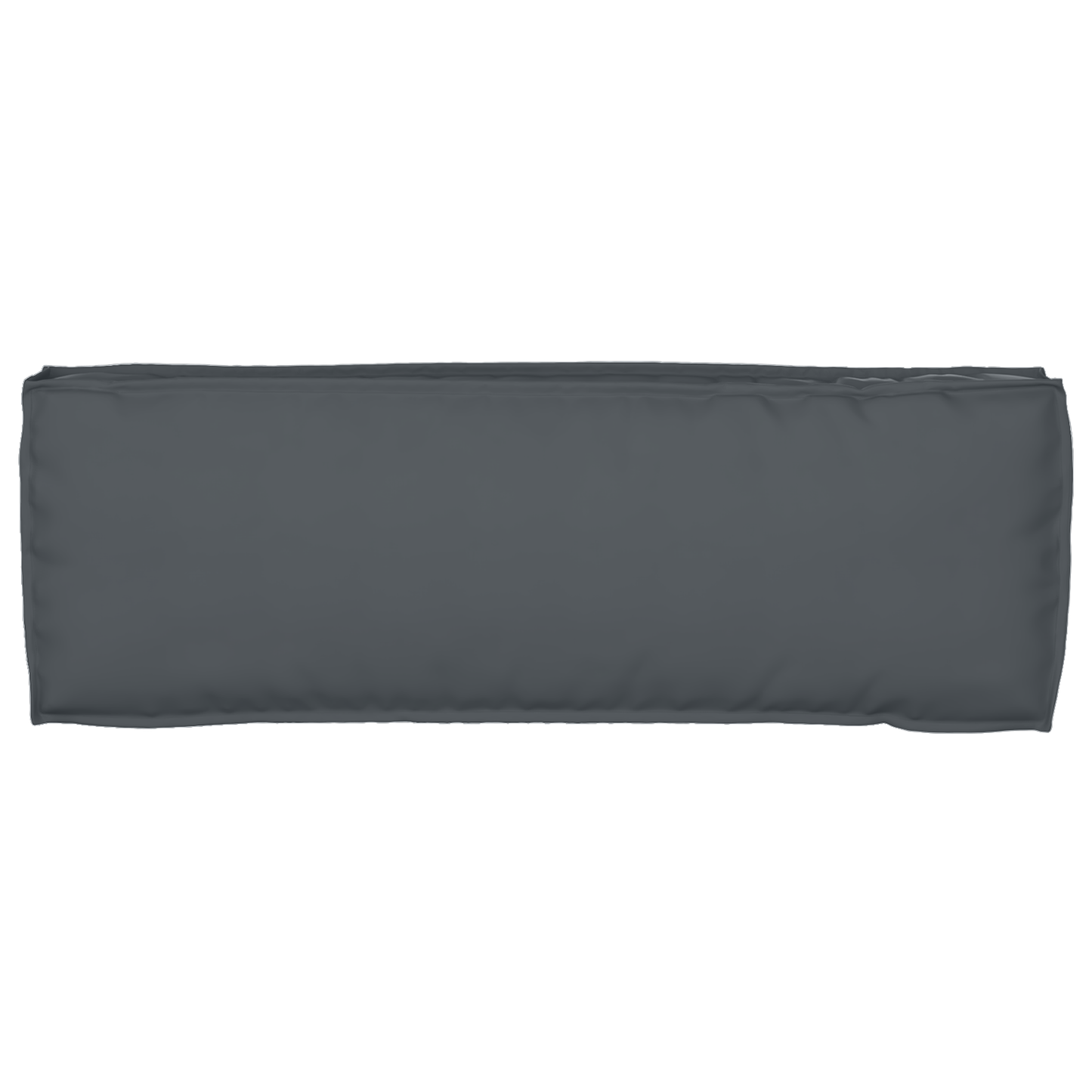 Almofada de palete para banco Antracite 120 x 40 x 8 cm