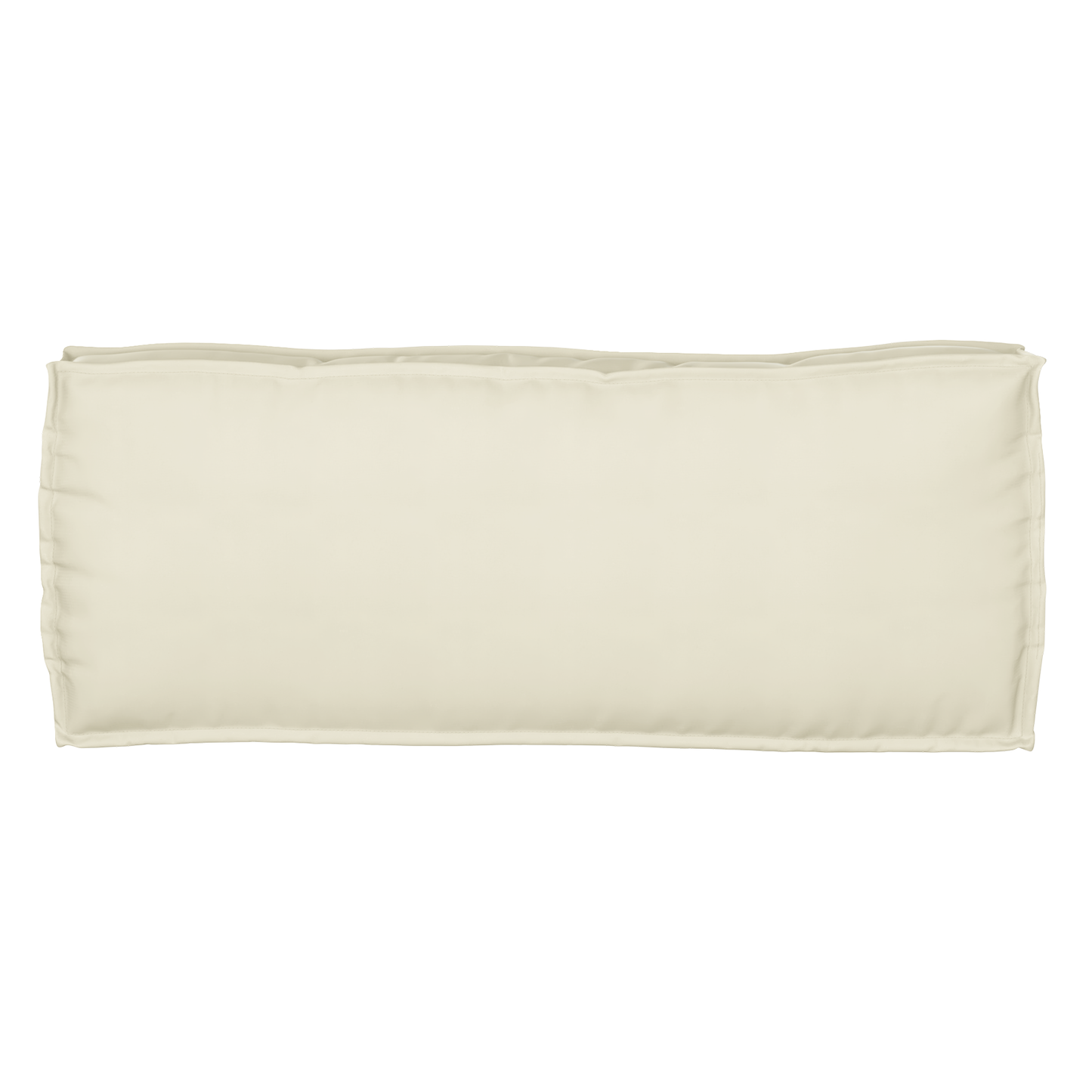 Conjunto de Almofadas para Palete 2 pcs Creme 100 x 40 x 8 cm