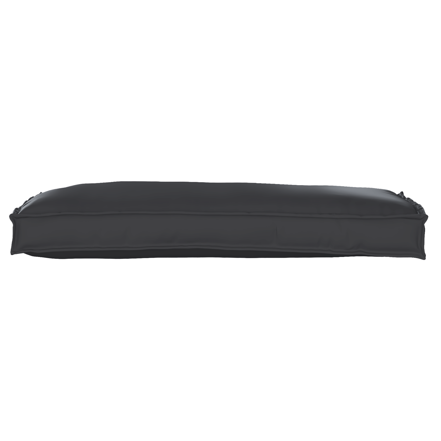 Conjunto de Almofadas para Palete 2 pcs Preto 100 x 40 x 8 cm