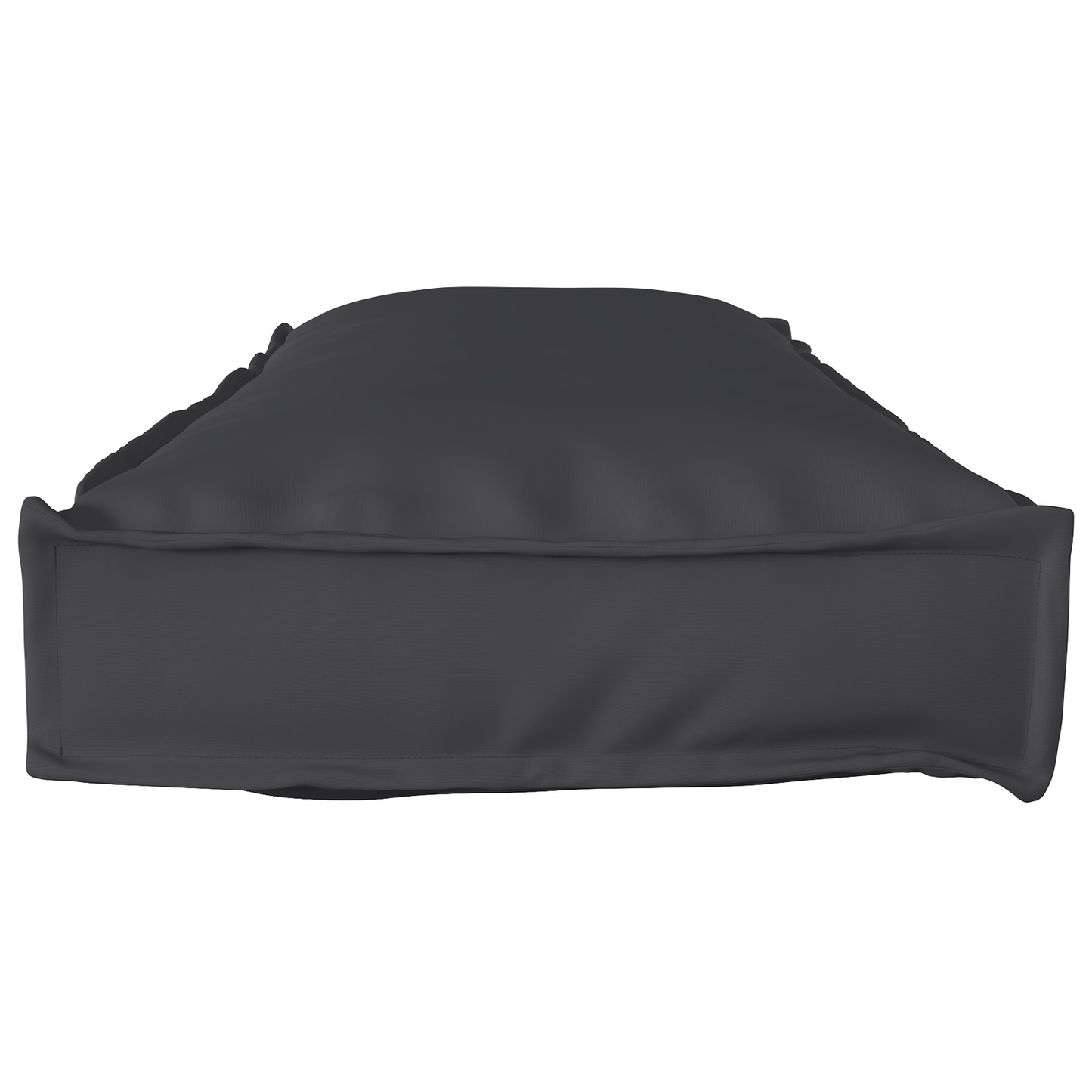 Conjunto de Almofadas para Palete 2 pcs Preto 120 x 40 x 8 cm