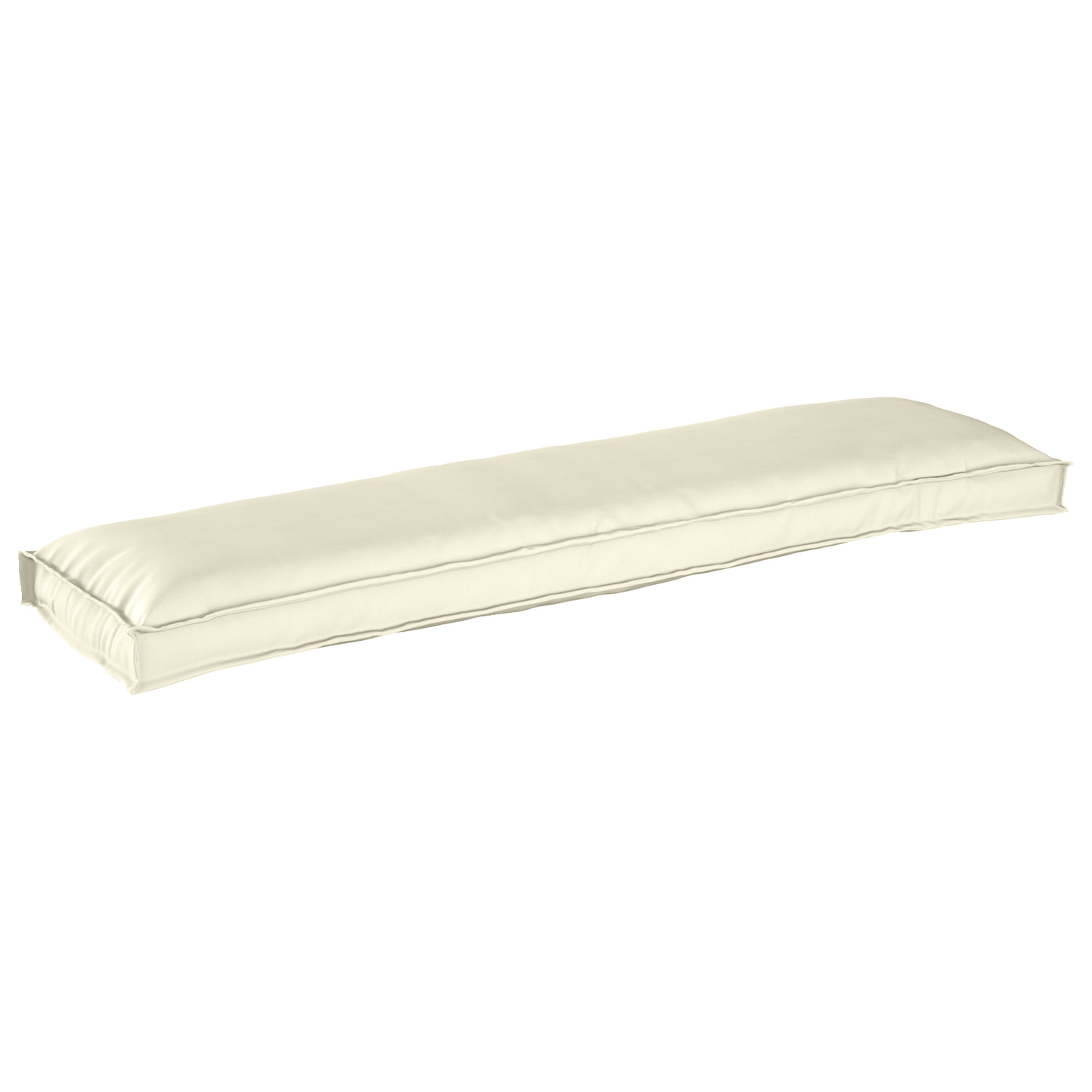 Conjunto de Almofadas para Palete 2 pcs Creme 150 x 40 x 8 cm
