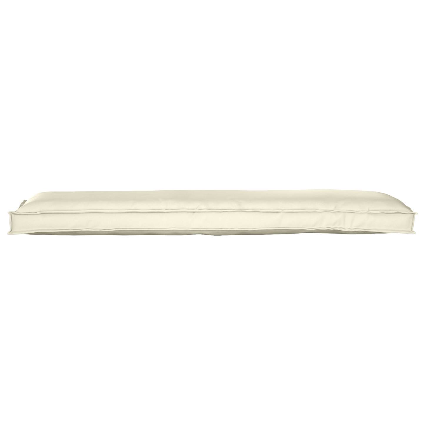 Conjunto de Almofadas para Palete 2 pcs Creme 150 x 40 x 8 cm