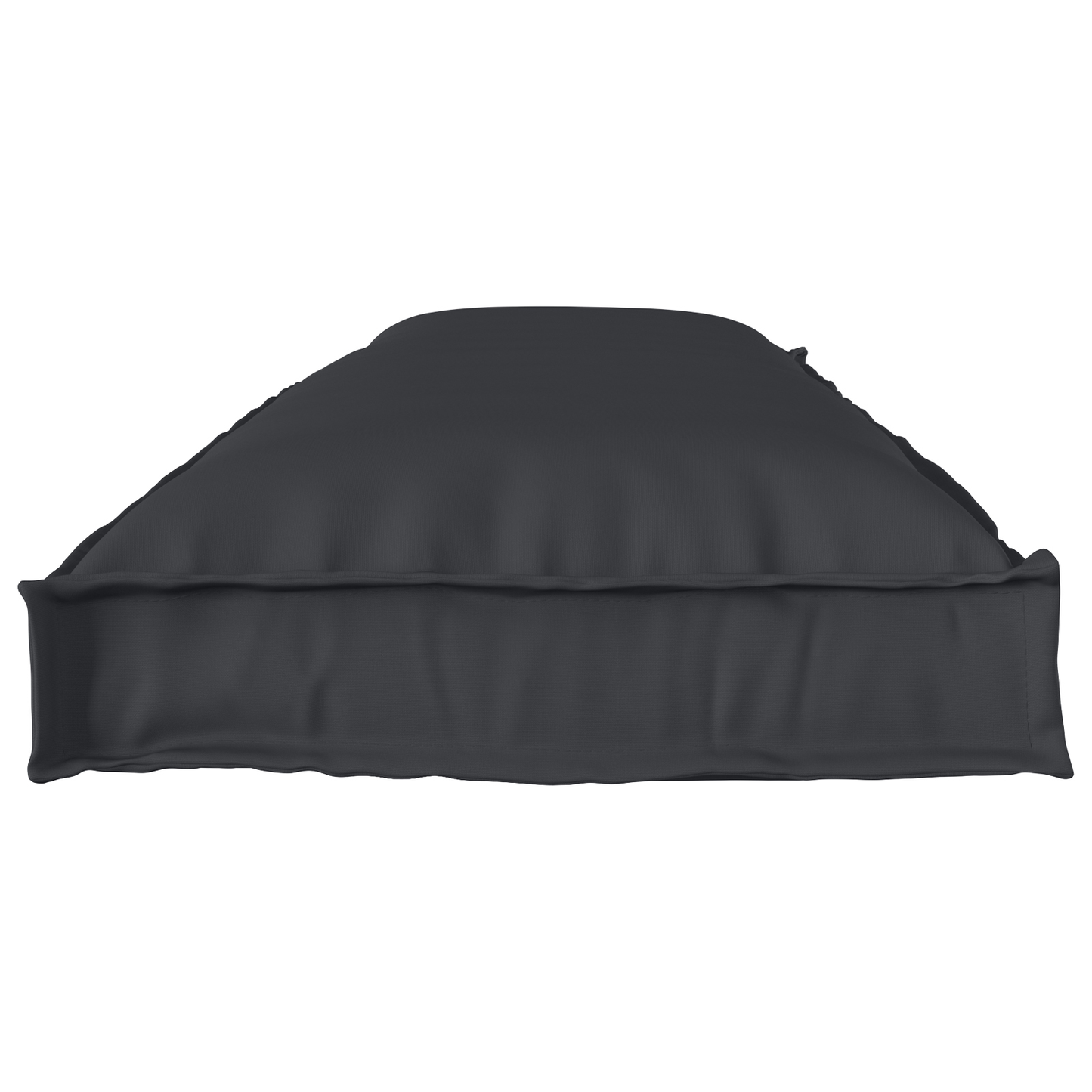 Conjunto de Almofadas para Palete 2 pcs Preto 150 x 40 x 8 cm