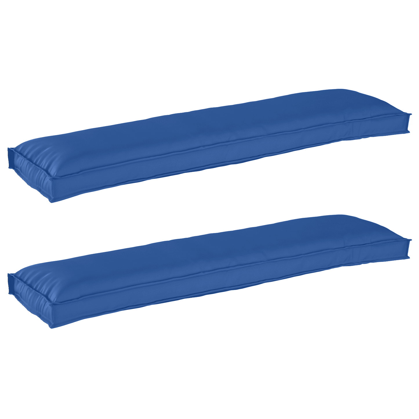 Conjunto de Almofadas para Palete 2 pcs Azul real