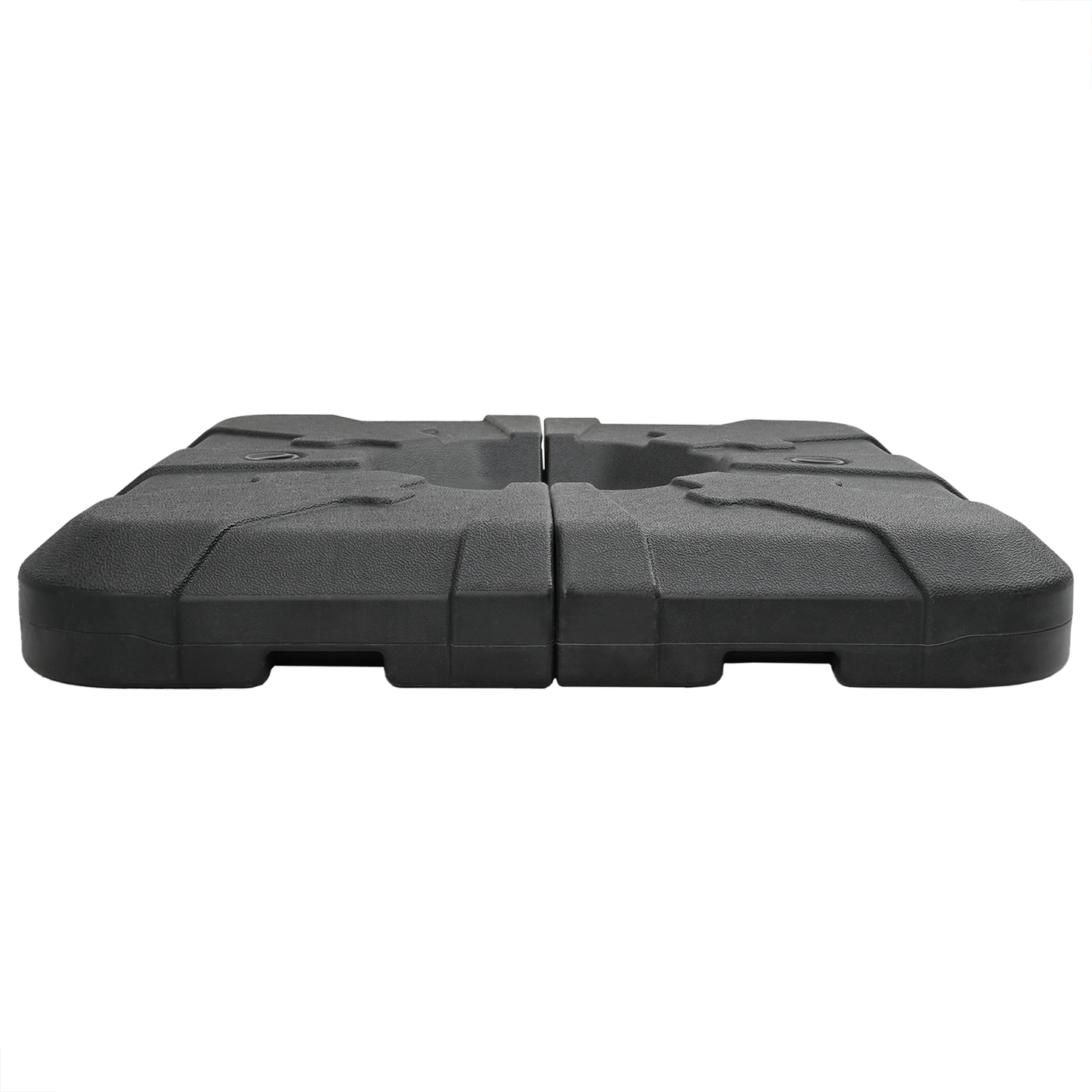 Conjunto de Base para Guarda-Chuva 2 pcs Preto