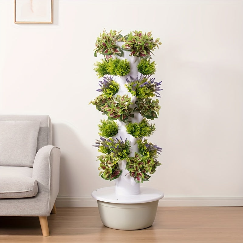 Multilevel vertical hydroponic tower cultivation machine