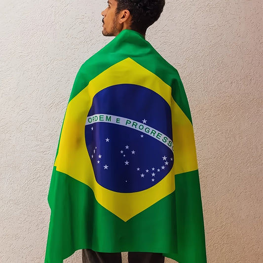 Brazilian flag in fabric