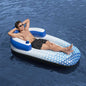 Espreguiçadeira flutuante Hydro-Force 183x97 cm azul