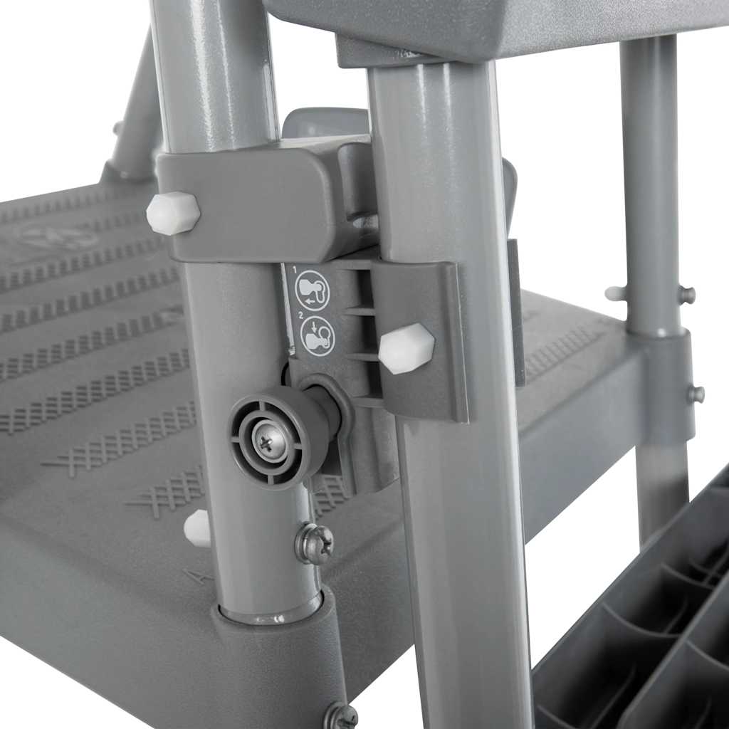 Escada de segurança com 4 degraus Flowclear 122 cm
