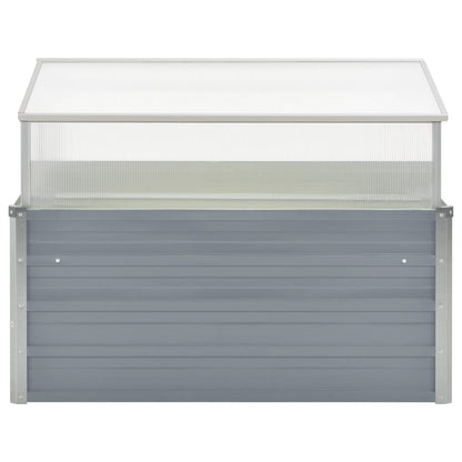 Estufa 100x100x85 cm aço galvanizado cinzento