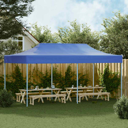 Tenda pop-up dobrável 3x6 m azul