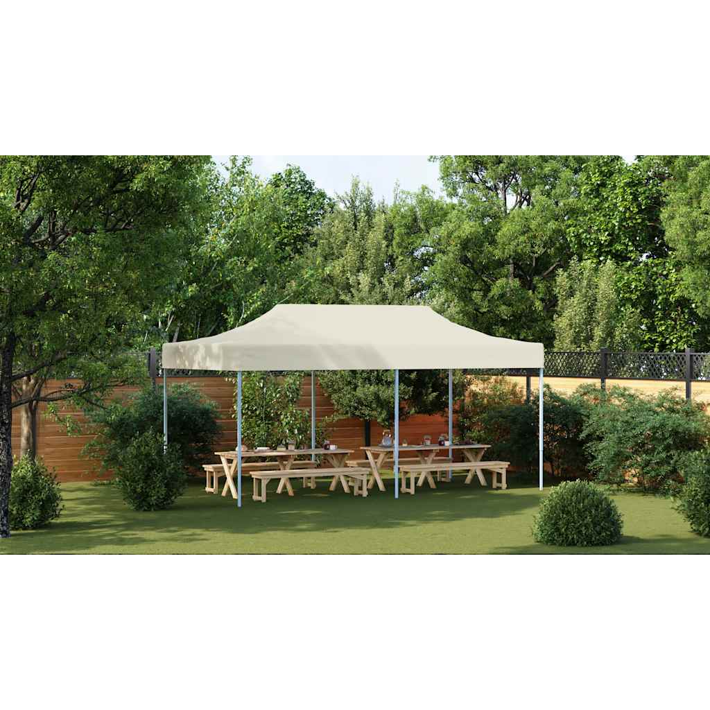 Tenda pop-up dobrável 3x6 m branco nata