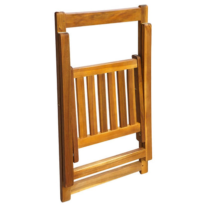Cadeiras de jardim dobráveis 2 pcs madeira acácia maciça