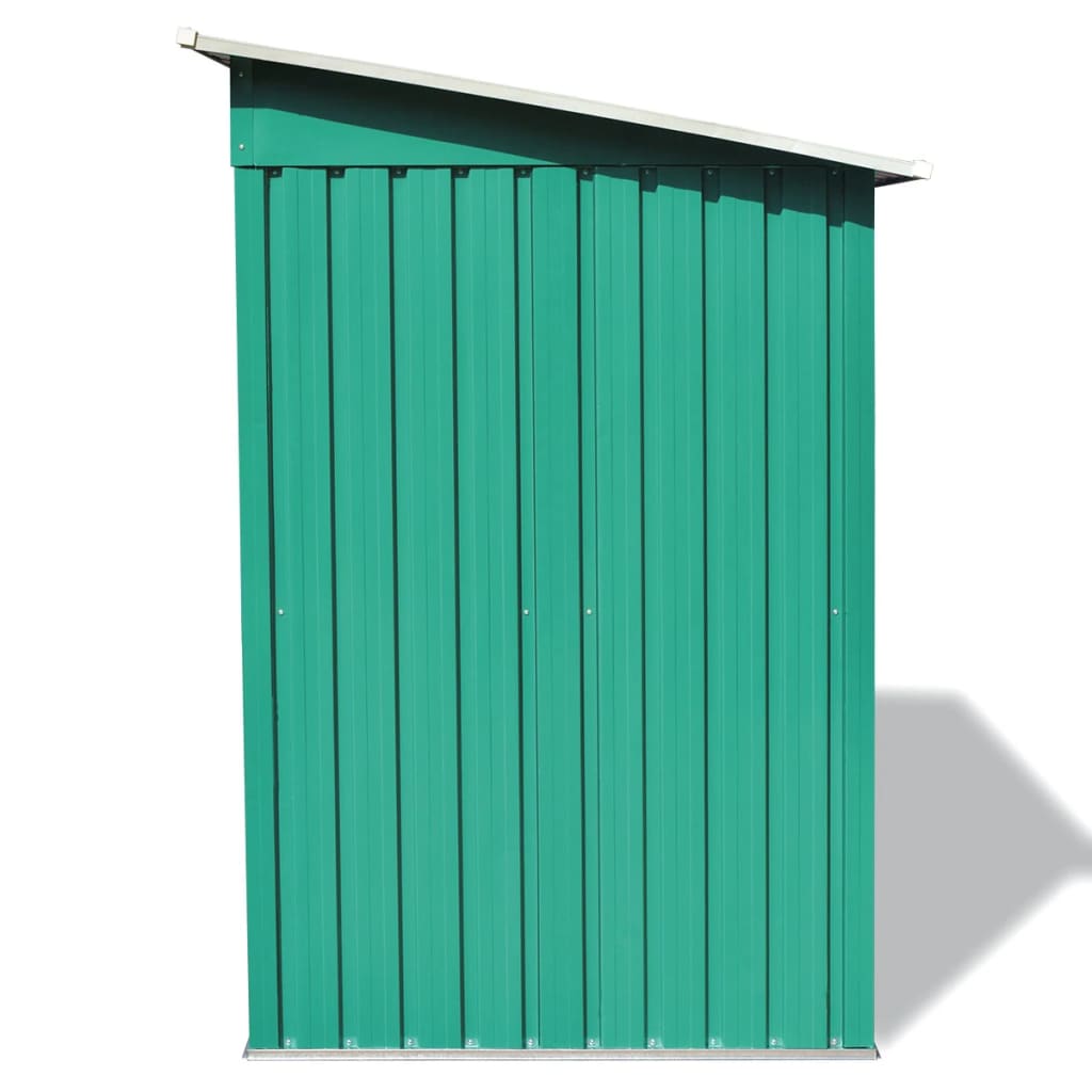 Abrigo de jardim, metal, verde
