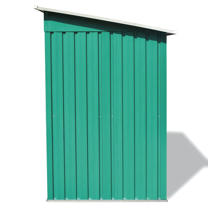 Abrigo de jardim, metal, verde