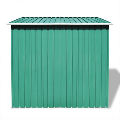 Abrigo de jardim, metal, verde