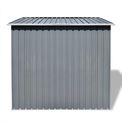 Abrigo de jardim metal cinzento