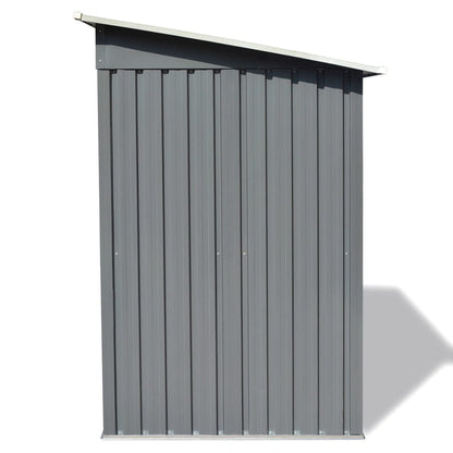 Abrigo de jardim metal cinzento