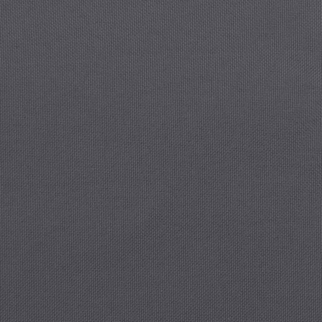 Almofadões para cadeiras altas de jardim 4 pcs tecido antracite